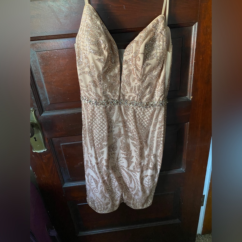 Rose gold homecoming dress - Picture 9 of 13